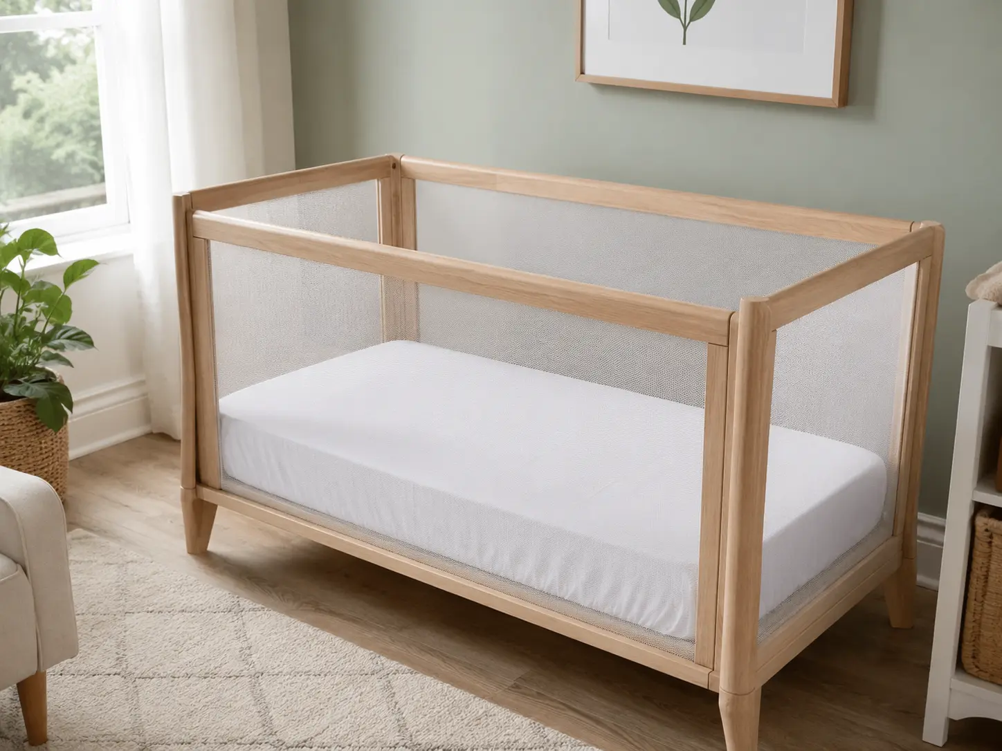 Safe sleep crib setup: firm flat mattress, no soft bedding — AAP guidelines 2026 Safe sleep crib setup: firm flat mattress, no soft bedding — AAP guidelines 2026